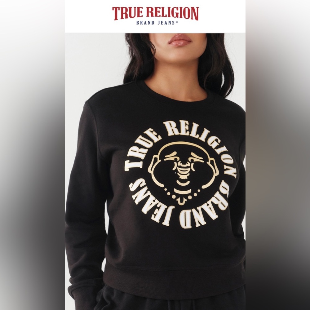 True Religion Buddha Relaxed Sweatshirt XS. Brand New w/ all tags! OBO